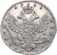 Полтина 1738    "Петербургский тип"