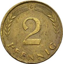 2 Pfennig 1963 G  