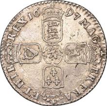 Shilling 1697    "First laureated bust"