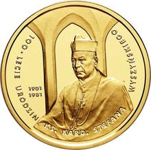 200 Zlotych 2001 MW  EO "100th centenary of Priest Cardinal Stefan Wyszynski's birth"
