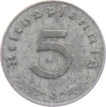 5 Reichspfennig 1940 J  