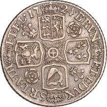 Shilling 1724    "Second draped bust"