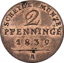 2 Pfennig 1839 A  