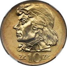 10 Zlotych 1973 MW   "Tadeusz Kościuszko"