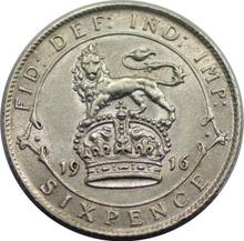 Sixpence 1916   