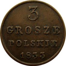 3 Grosze 1833  KG 