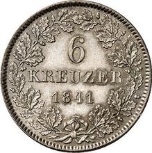 6 Kreuzer 1841   