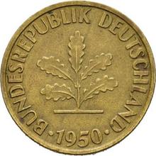 10 Pfennig 1950 J  