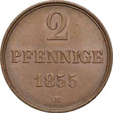 2 pfennige 1855  B 