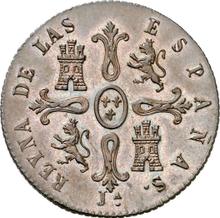 8 Maravedís 1850 Ja   "Denomination on obverse"