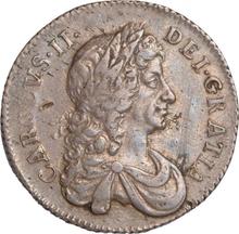 Shilling 1681    "Second laureate bust"