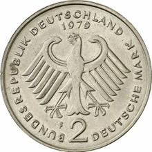 2 Mark 1979 F   "Theodor Heuss"