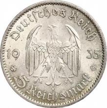 5 Reichsmark 1935 A   "Garrison Church (undated)"