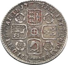 Sixpence 1745    "Old Head"