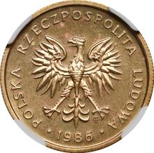 2 злотых 1986 MW   (Пробные)