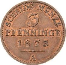 3 Pfennige 1873 A  