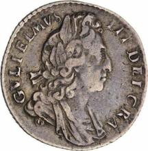 Sixpence 1699    "Third laureate bust"