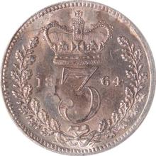Threepence 1864   
