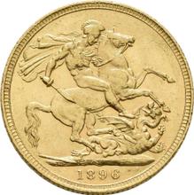 Sovereign 1896 S   "Veiled head"