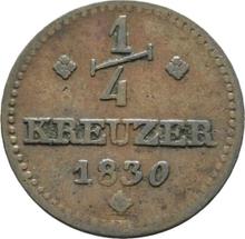 1/4 kreuzer 1830   