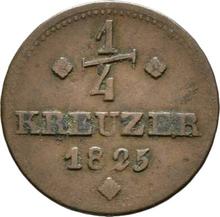 1/4 kreuzer 1825   