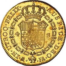 4 Escudos 1801 M FA 