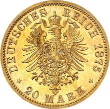 20 марок 1875 B   "Рейсс-Грейц"