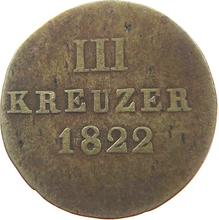 3 Kreuzer 1822   