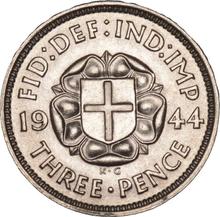 3 Pence 1944   HP