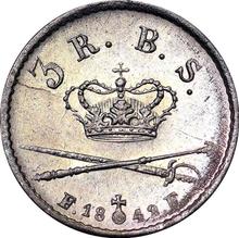 3 Rigsbankskilling 1842  FF 