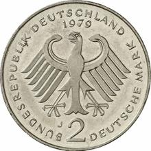 2 Mark 1979 J   "Theodor Heuss"
