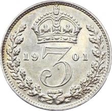 Threepence 1901   TB