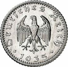 50 reichspfennig 1935 E  