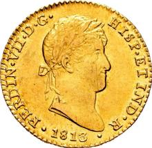 2 Escudos 1813 c CJ 