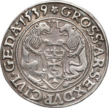 6 Groszy (Szostak) 1539    "Danzig"