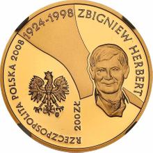 200 Zlotych 2008 MW  KK "Zbigniew Herbert"