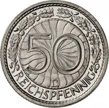 50 Reichspfennig 1930 D  