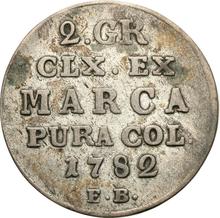 2 Grosze (1/2 Zlote) 1782  EB 