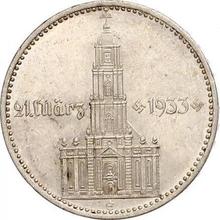 2 Reichsmark 1934 E   "Garrison Church (with date)"