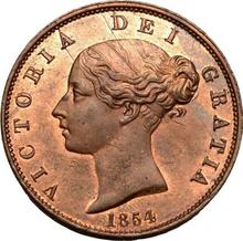 1/2 Penny 1854   WW