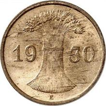 1 reichspfennig 1930 E  
