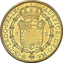8 Escudos 1796 Mo FM 