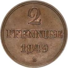 2 Pfennig 1849  B 