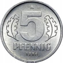 5 Pfennige 1986 A  