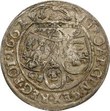 6 Groszy (Szostak) 1662  GBA  "Bust in a circle frame"
