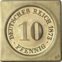 10 Pfennige 1873 G   (Pruebas)