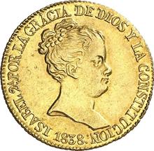 80 Reales 1838 B PS 