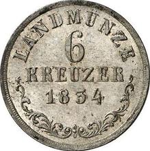 6 krajcarów 1834  L 