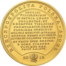 500 Zlotych 2014 MW   "Kasimir III der Große"