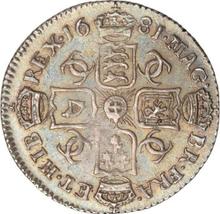 Sixpence 1681   